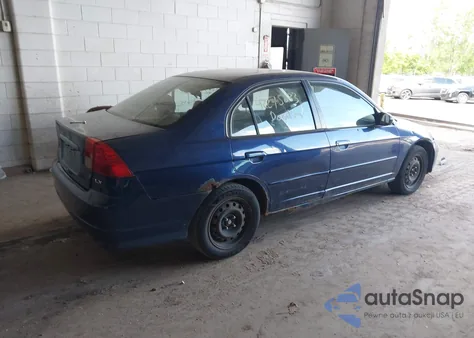 2005 Honda Civic Lx z USA, uszkodzony, nr VIN JHMES16505S005377